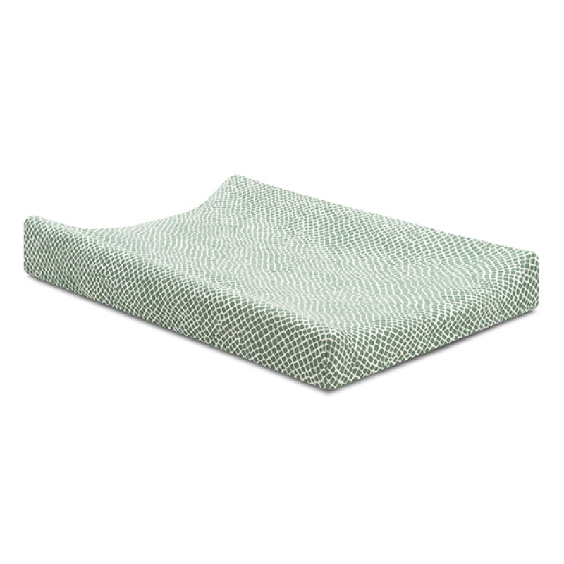 Jollein Waskussenhoes jersey 50x70cm Snake ash green 